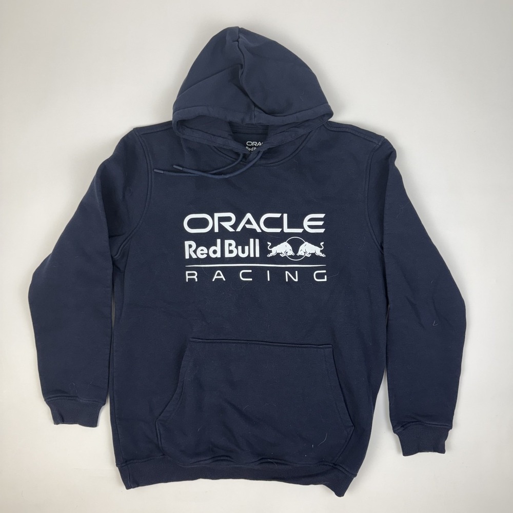 Unisex Oracle Red Bull Racing Blue Long Sleeve Pullover Hoodie Size Medium GUC
